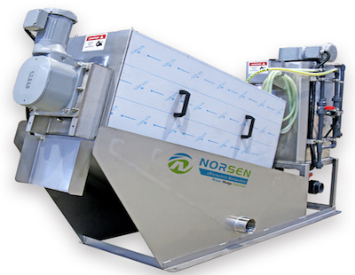 Industry sludge dewatering machine screw press